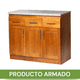 thumbnail image 2 of Mueble de Cocina Berlin Madera Nogal Base 3 Puertas, 2 of 4