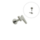 thumbnail image 1 of Piercing labret rayo barra 6mm 16G titanio ASTM F136, 1 of 3