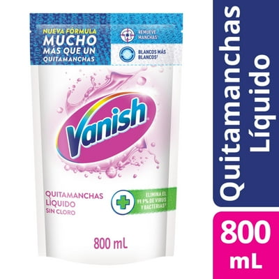 Quitamanchas Líquido Ropa Blanca Doypack 800 Ml Vanish