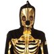 thumbnail image 3 of Disfraz Tipsy Elves, mono dorado con forma de esqueleto para mujer, talla M, 3 of 6