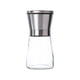 thumbnail image 1 of Molinillo de pimienta manual recargable de 180 ml, acero inoxidable, grosor ajustable, plateado., 1 of 6