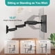 thumbnail image 2 of Soporte De Pared Para Monitor 13 32 Brazo Ajustable, 2 of 9