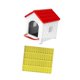 thumbnail image 4 of Cajas Nido Para Gallinas, Resistentes, Fáciles De Limpiar, Para Gallinas Ponedoras, Para Patos, Color Rojo, Con Tapete, 4 of 5