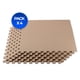 thumbnail image 1 of Pack 4x Tatami 60 cm x 60 cm x 1 cm marron claro, 1 of 5