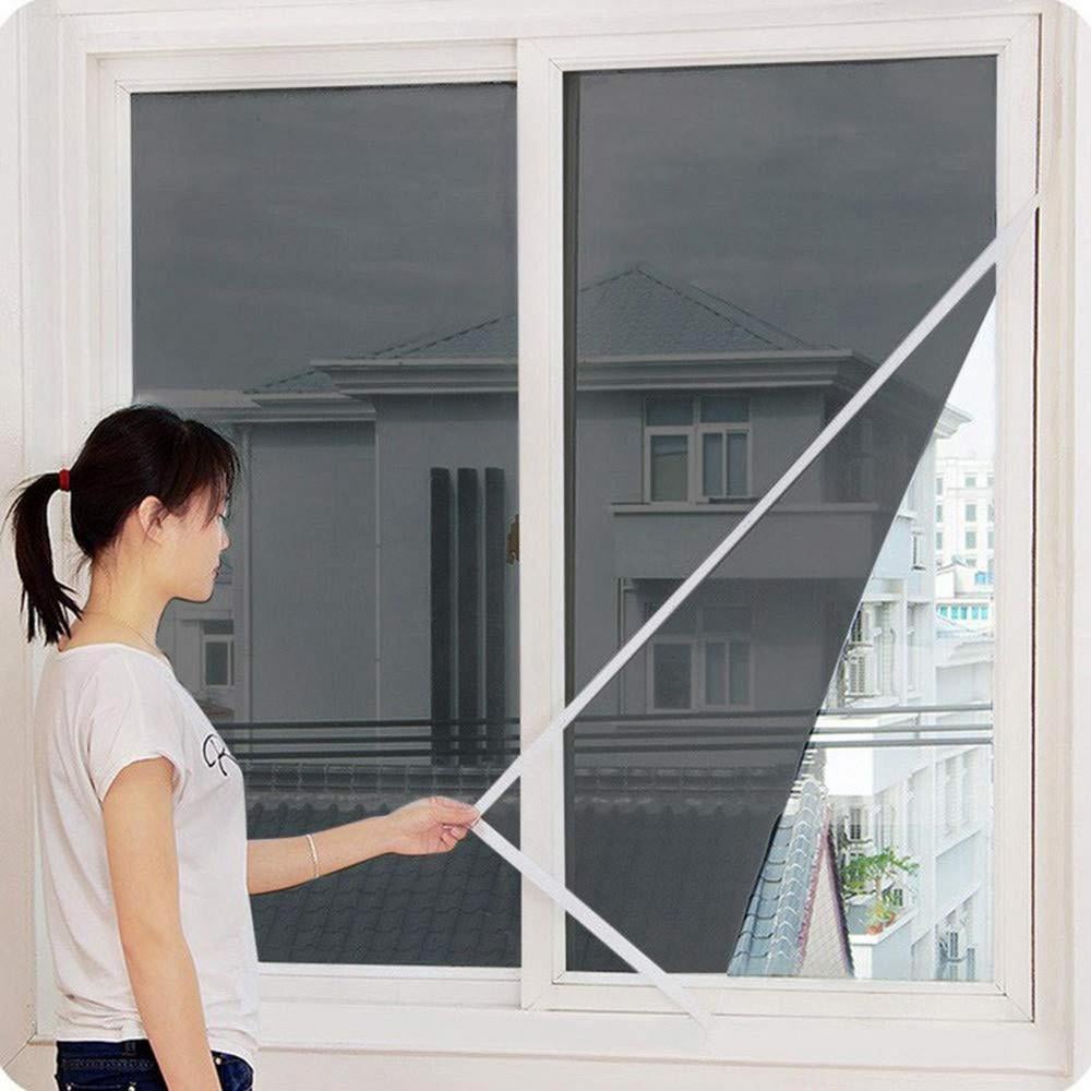 N-ofertas - Malla Anti Mosquitos Para Ventanas 150x150 Cm Negro