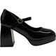 thumbnail image 1 of Zapato Mujer Negro  Taco Medio Gaga Detogni, 1 of 5