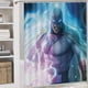 thumbnail image 5 of Space Ghost-theme 4-Piece Shower Curtain Set with Rugs, Waterproof Bathroom Decor Set Includes Bath Mat, U-Shaped Rug, Toilet Lid Cover and Curtain with Hooks, 5 of 6