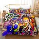 thumbnail image 1 of Splatoon Bedding Set Kawaii Boysgirls Bed Set Teenagers Bedroom Duvetcover Sets, 1 of 5