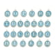 thumbnail image 1 of 26pcs 12mm Botón A Presión Pulsera Charm Button Alfabeto A-Z Azul, 1 of 5