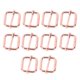 thumbnail image 1 of 10pcs Clips De Repuesto De Liberación Rápida Ajustables Con Hebilla 20x20 Mm Oro Rosa, 1 of 5