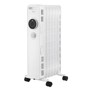 Midea - Calefactor Eléctrico 1500 W Oleoeléctrica Ny1507-20M Blanco