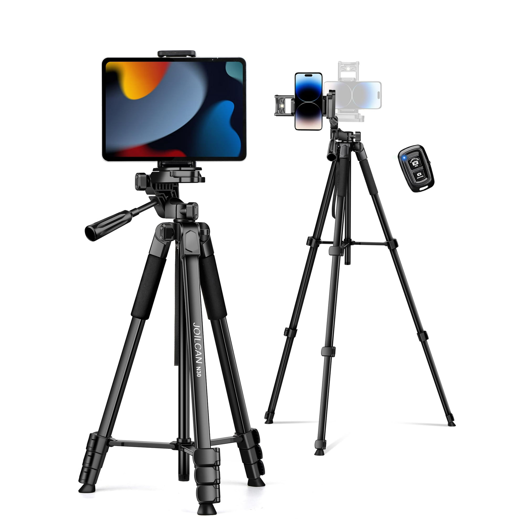 Trípode Para Teléfono Joilcan, Trípode Para Cámara De 67" Para Iphone Y Ipad, Trípode Profesional De Aluminio Con Funda