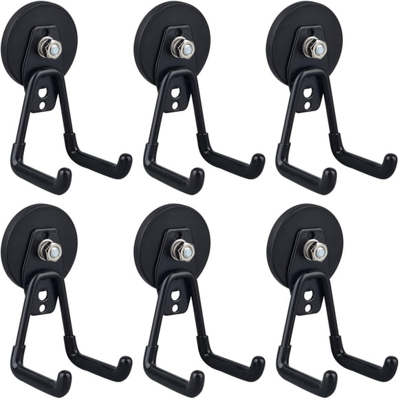 Gancho Magnético ULIBERMAGNET L 6 Pzas Revestido Goma 9 kg