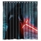 thumbnail image 1 of Cortina de ducha con diseño de Star Wars 05, juego de cortinas de baño con ganchos, tamaño 66 x 72 pulgadas, 1 of 3