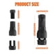 thumbnail image 2 of Conector de cables JAMHER de bajo voltaje, impermeable, paquete de 20, negro, 2 of 7