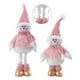 thumbnail image 2 of Mono Nieve Navidad Patas Largas Rosado 45 cm, 2 of 3