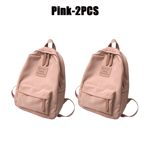 Waterproof Teenage Bookbag Nylon Rucksack Fashion Girl Backpack Women Shoulder Bag High School Schoolbag Black