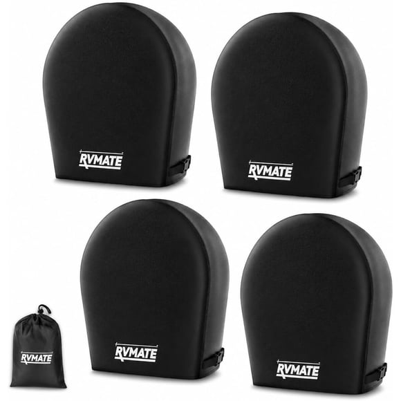 RVMATE RV Tire Covers, Fits 27–29 Inch Diameter Tires, 4 Pack