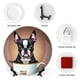 thumbnail image 3 of Boston Terrier Plato decorativo de porcelana fina (bone china), plato decorativo de cerámica para hogar, oficina, soporte de pared, platos decorativos para dormitorio - 6 pulgadas (15 cm), 3 of 6