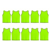 Linea Sport - Pack X10 Chaleco Deportivo De Poliéster Peto Cerrado Niños