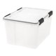 thumbnail image 1 of Caja de almacenamiento IRIS USA 44 L hermética a la intemperie transparente, 1 of 6