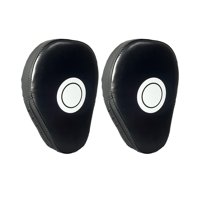 Magideal - Almohadilla De Boxeo Con Objetivo De Mano, Accesorios De Almohadilla De Boxeo, Almohadilla De Mano De Entrenamiento, Guantes De Boxeo Para Práctica De Negro 2 Piezas