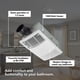 thumbnail image 2 of Ventilador de escape y calentador de baño Broan-nuTone PowerHeat, 2 of 6