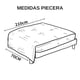 thumbnail image 2 of Juego De Piecera De Terciopelo Plush Medida 70x210cm Pie De Cama Rosado, 2 of 3