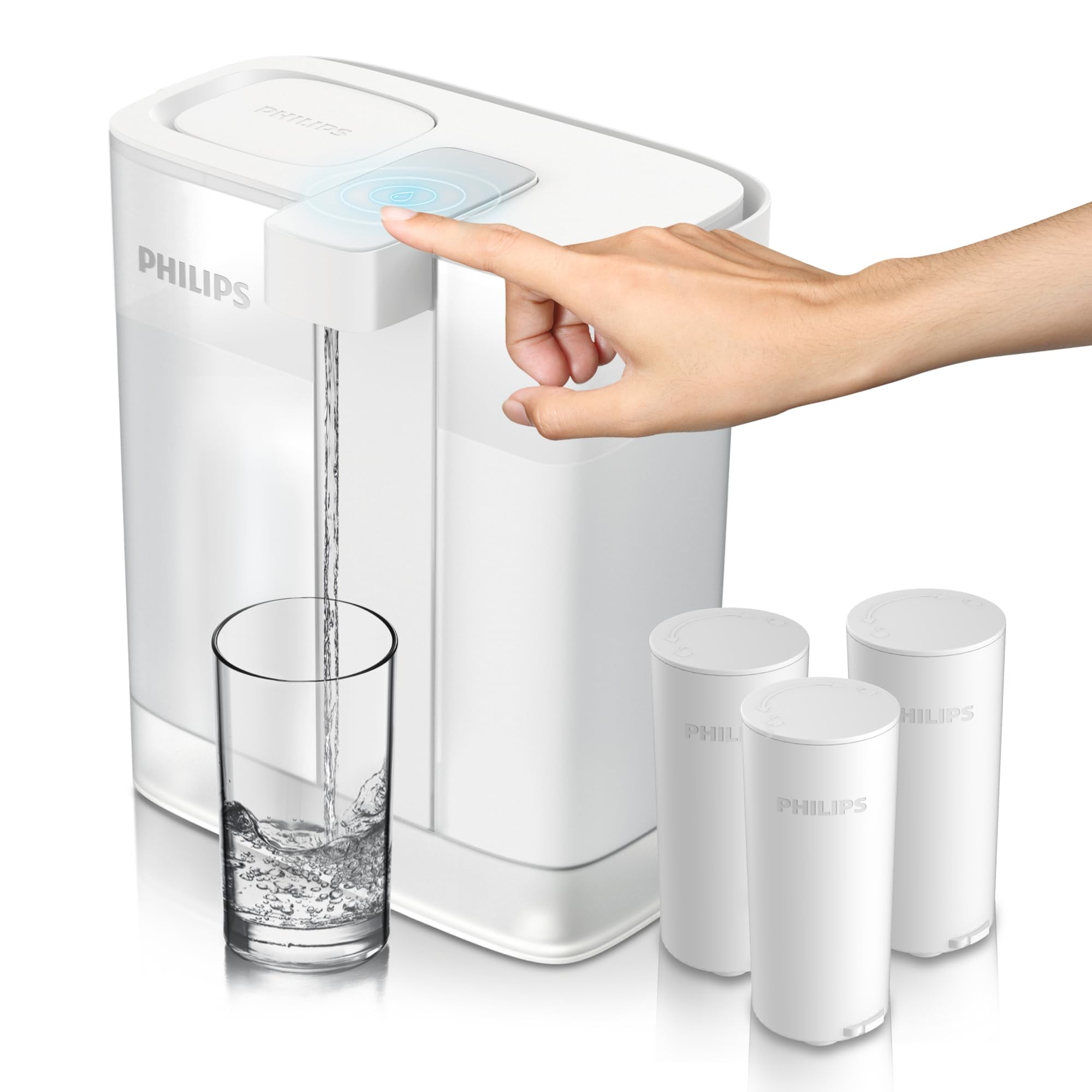 Jarra Con Filtro De Agua Philips Gozero Next-gen 3l Con Batería Recargable