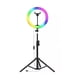 thumbnail image 1 of Aro De LUZ LED RGB 26cm USB Tripode 2m Negro, 1 of 7