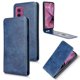 thumbnail image 4 of Funda tipo folio para Motorola Moto G55 5G con soporte magnético y protección para la cámara Azul, 4 of 6