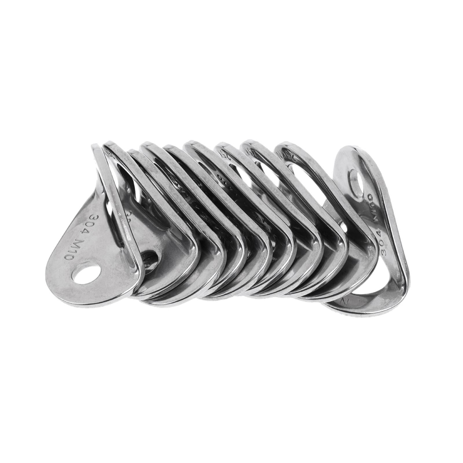 Magideal - 10 Piezas De Suspensión De Perno De Anclaje Para Escalada En Roca, Protección De Punto De Anclaje De Suspensión De Perno De Clavo De Expansión, Acero