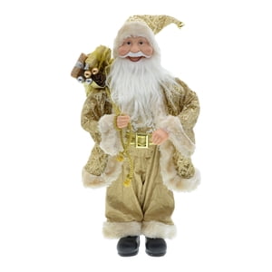 Bothyi - Estatuilla De Papá Noel De Pie Muñeco De Papá Noel Adornos Navideños Para La Colección Stylei