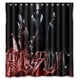 thumbnail image 1 of Cortina de ducha AC/DC con ganchos (66 x 72 pulgadas), 1 of 3