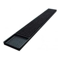 Catalab - Goma Bar Negra 59 X 8 Cm Escurridor Vaso