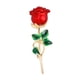 thumbnail image 4 of Broche De Flor Y Rosa, Elegante Decoración, Pin De Solapa Para Ropa, Traje De Banquete, Dorado Y Rojo, 4 of 5
