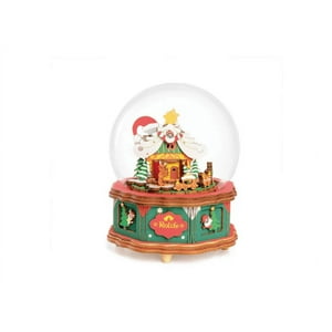 Genérico - Caja Musical Navidad Christmas Town Robotime