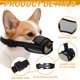 thumbnail image 3 of Bozal para Perros Uxcell, Bozal de Malla Suave Ajustable Anti Mordeduras (Negro, XL), 3 of 7