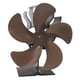 thumbnail image 2 of Bronce Amistoso De La Eficacia De La Fan De La Chimenea De Eco Del Ventilador De La Estufa De 5 Cuchillas Accionado Por Calor, 2 of 5