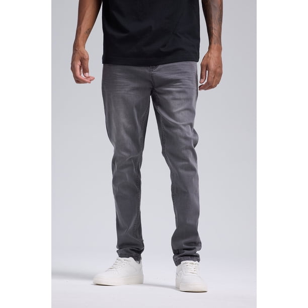 Jeans Hombre Skinny 101 Gris Oscuro