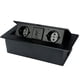 thumbnail image 1 of Caja De Conexión De Toma De Mesa Empotrada Caja De Alimentación De CA Toma De Corriente Eléctrica Negra, 1 of 5
