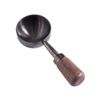 Magideal - Cuchara De Café, Cuchara Para Granos De Café, Mango De Madera, Cuchara De Café, Té, Cuchara De Azúcar Para Ingredientes De Té Sueltos, Herramienta De Mango Corto