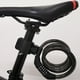 thumbnail image 3 of Candados para bicicletas con cable en espiral, seguro, reiniciable, con combinación y soporte de montaje, 3 of 8
