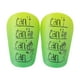thumbnail image 1 of Mini Espinilleras Para Jugadores De Fútbol Protección De Piernas Gruesa Que Absorbe Los Golpes Amarillo Verde XS, 1 of 5
