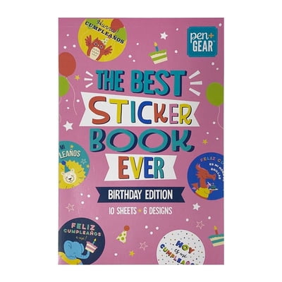 Libro De Sticker Feliz Cumpelaños  Pen&Gear