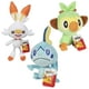 thumbnail image 1 of Pack de 3 juguetes de peluche Pokémon 8 Grookey, Sobble y Scorbunny, 1 of 3