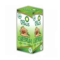 Aura Vitalis - Cerebrum 1 Fras 60 Caps Avena Alfalfa Lecitina De Soya Sabor Natural A.V