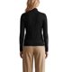 thumbnail image 3 of INSPIRE CHIC Top de Punto de Terciopelo para Mujer con Manga Larga y Cuello Simulado de Encaje Suéter de Punto Grande Negro, 3 of 6
