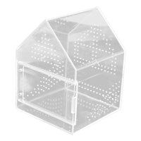 Ioensy - Recinto Para Arañas Saltarinas, Acrílico, Para Tarántulas, Para Caracoles Gecko, 17 X 17 X 22 Cm