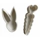 thumbnail image 1 of Cortadores de galletas conejo y zanahoria (pack 2 un.), 1 of 2